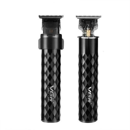 Машинка для стрижки с триммером VGR V-170 для волос, усов и бороды, беспроводная со сменными насадками