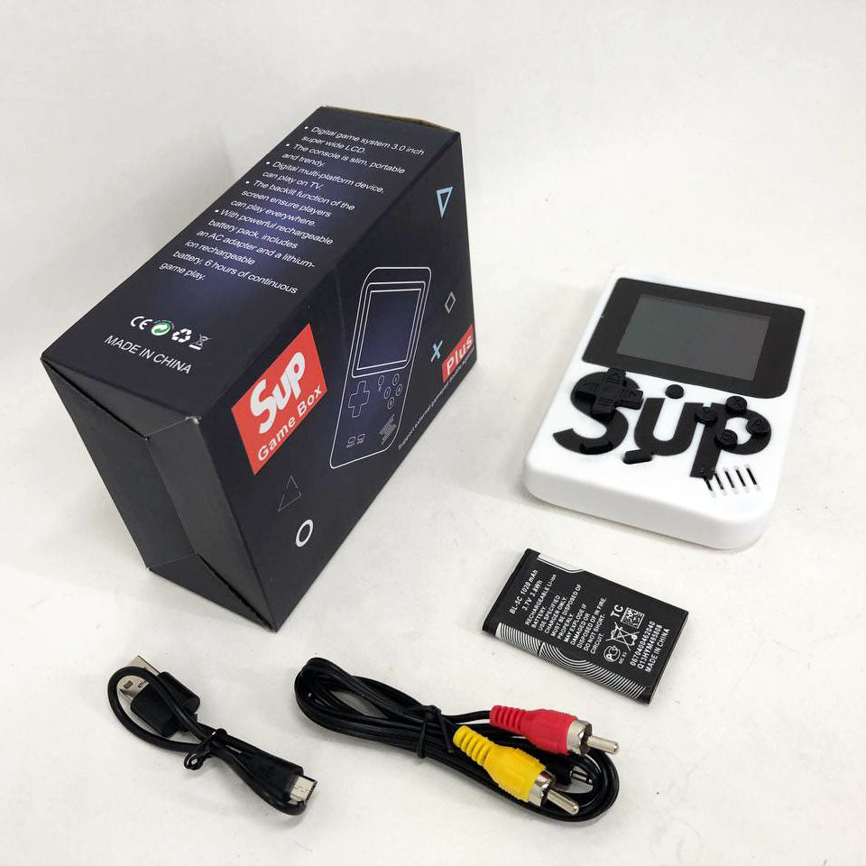 Игровая приставка консоль Sup Game Box 500 игр, Ретро приставка денди, Тетрис приставка. Цвет: белый