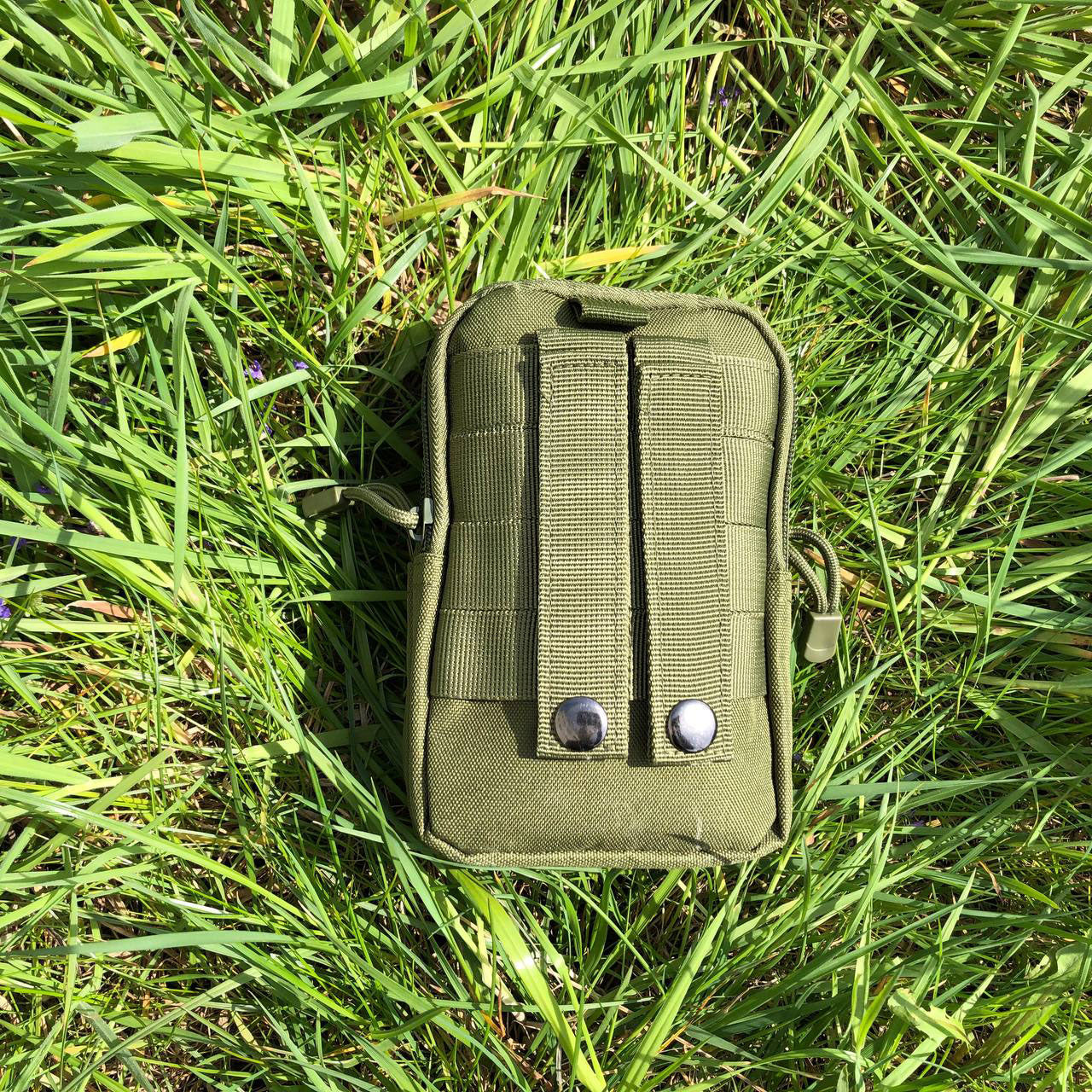 Тактична сумка - сумка для телефону, система MOLLE органайзер тактичний з кордури. Колір: хакі