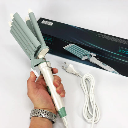 Плойка волна для волос VGR V-597 пять волн диаметр 16 мм с керамическим покрытием для кучеряшек и локонов