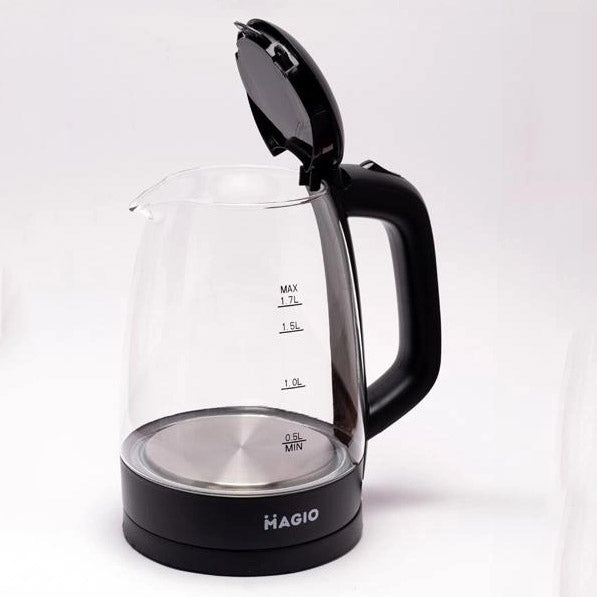 Электрочайник Magio MG-505, чайник прозрачный с подсветкой, стильный электрический чайник