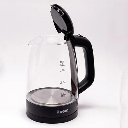 Электрочайник Magio MG-505, чайник прозрачный с подсветкой, стильный электрический чайник