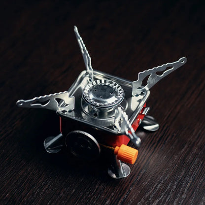 Газовая горелка для еды, Миниатюрная газовая горелка, Мини плита походная, Газовая горелка туристическая