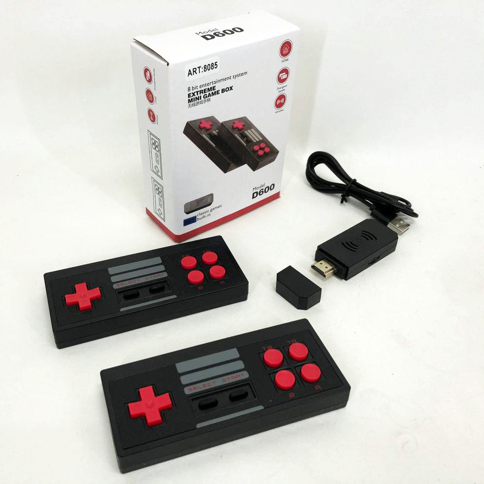 Приставка игровая Mini Game Box D600 HDMI игровая консоль, приставка 8 бит для детей, приставки денди