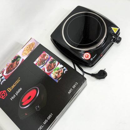 Электроплита настольная DOMOTEC MS-5851 900 Вт, Кухонная плита электро для кухни на 1 конфорку