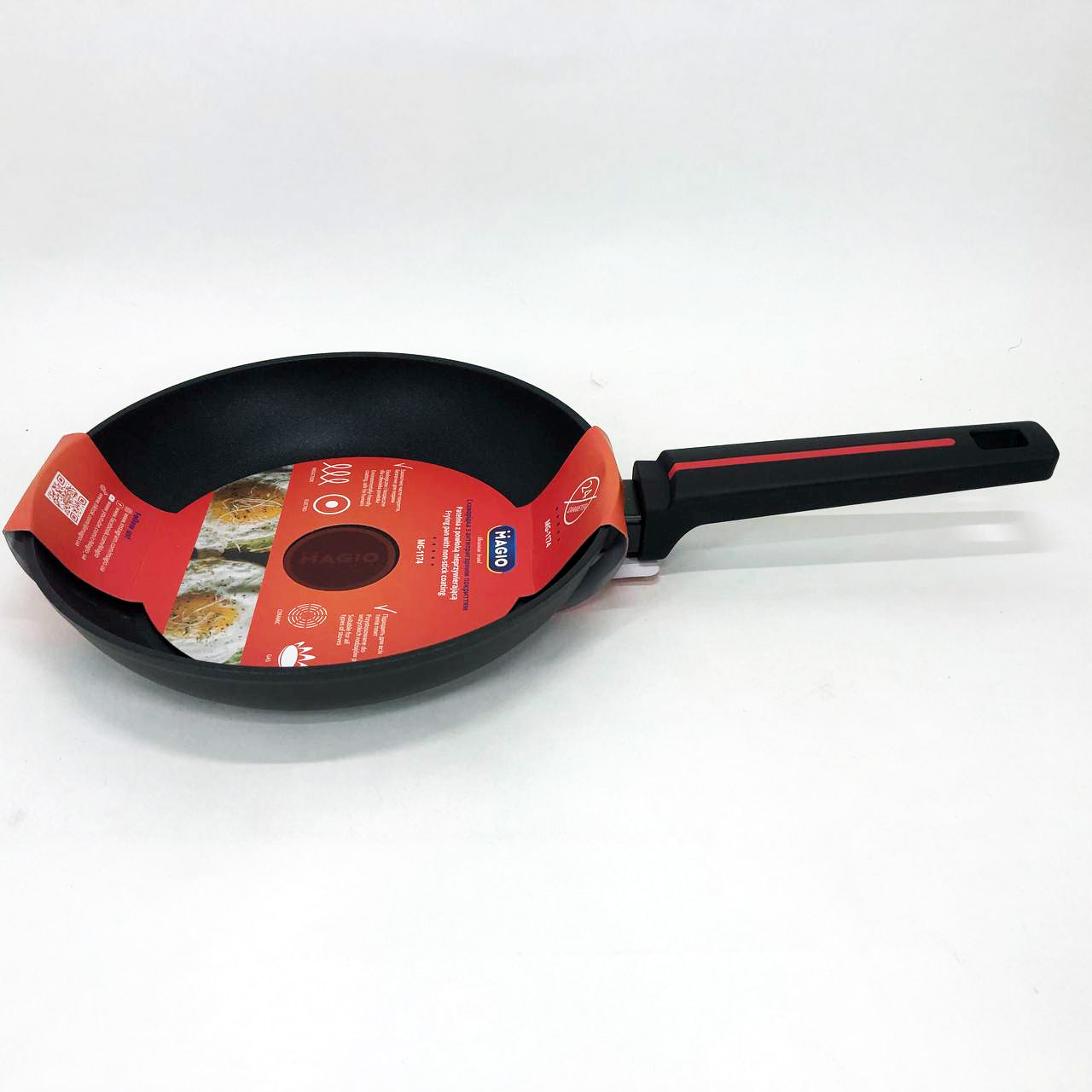 Сковорода Magio MG-1174 кованная антипригарная 24 см, сковорода с антипригарным покрытием