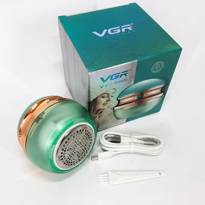 Машинка для удаления катышков VGR V-817, Машинка для удаления катышков хорошая. Цвет: зеленый