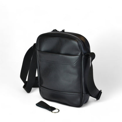 Мессенджер классический из эко кожи гладкой, Сумка через плечо кэжуал мужская, Деловая сумка мессенджер