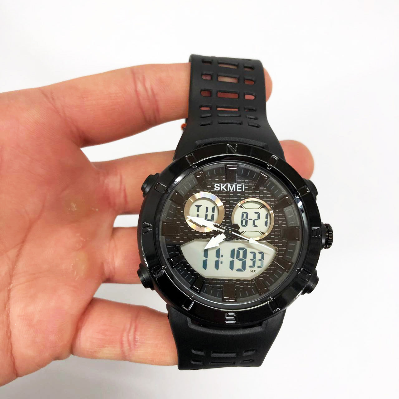 Часы наручные мужские SKMEI 2014BKWT, часы наручные электронные тактические, часы армейские оригинал