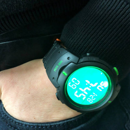 Часы наручные мужские SKMEI 1068GN, водонепроницаемые мужские часы, часы мужские спортивные