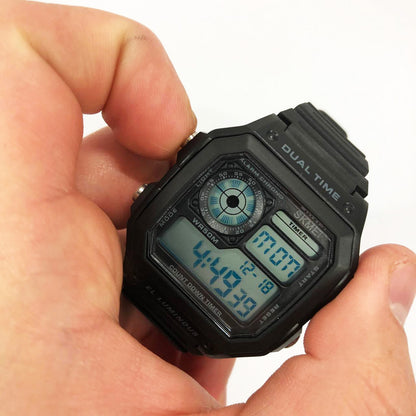 Часы наручные мужские SKMEI 1299BK, часы наручные электронные тактические, часы для военнослужащих