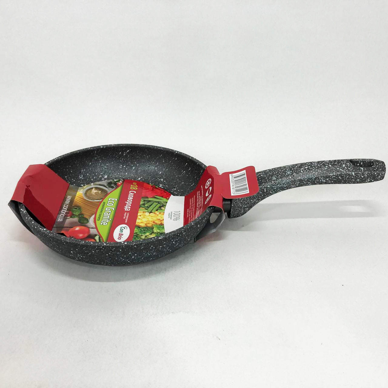 Сковорода Con Brio СВ-1811 18 см, сковорода для жарки, качественная сковорода, антипригарная сковорода