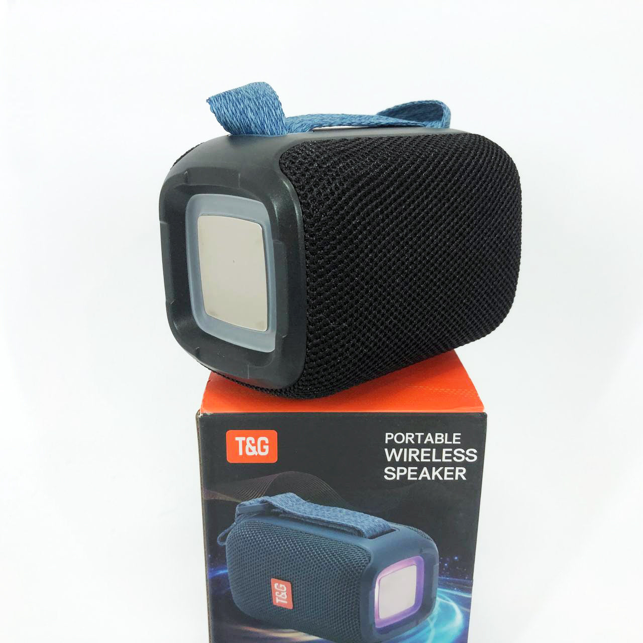 Портативная Bluetooth колонка TG339 5W с RGB подсветкой, Аккумуляторная колонка для музыки. Цвет: черный