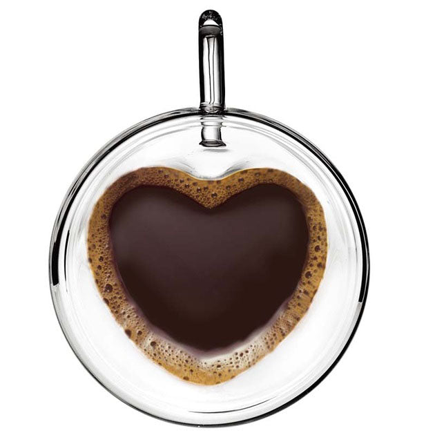 Набор чашек с двойными стенками 2 шт 150 мл Con Brio CB 8915-2, Стеклянные чашки с двойным дном