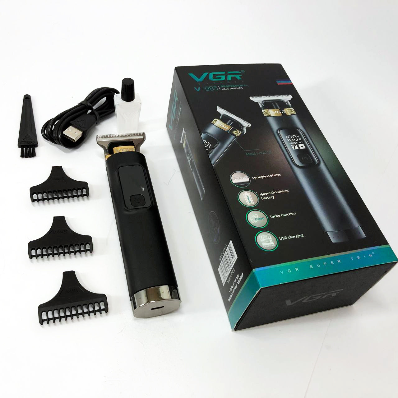 Машинка для стрижки волос VGR V-985, Окантовочная машинка, Подстригательная машинка