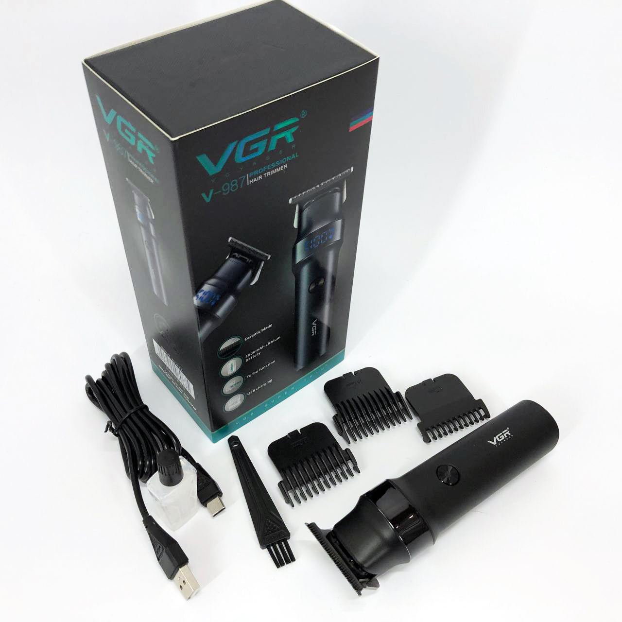 Машинка для стрижки волос VGR V-987, Машинка для стрижки волос беспроводная, Vgr машинка для стрижки