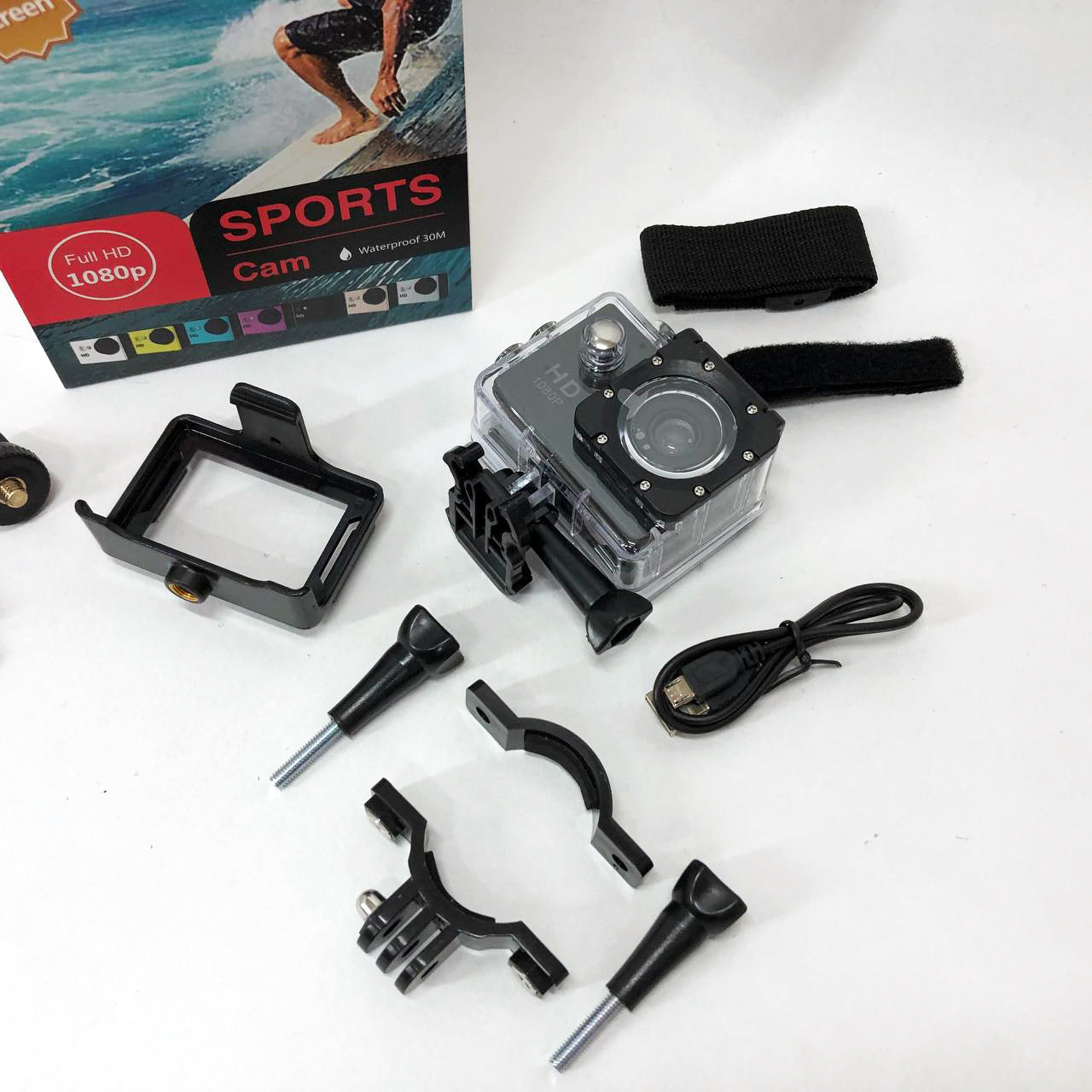 Экшн камера DVR SPORT A7, Камера gopro водонепроницаемая, Камера гоупро, Камера на голову налобная