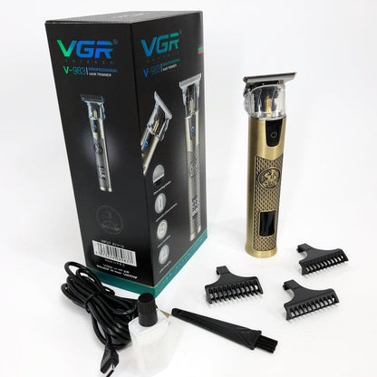 Машинка для стрижки волос VGR V-983, Беспроводная электробритва, Электромашинка для волос