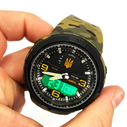 Часы наручные мужские SKMEI 5561/1655CMGNBK, Военные тактические часы, Армейские часы, Тактические часы