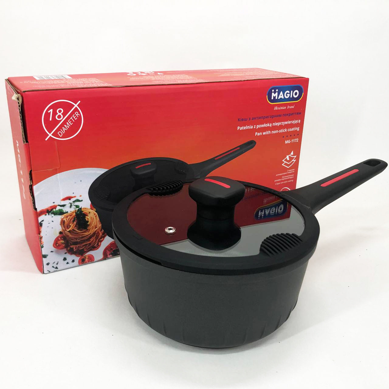 Ковш Magio MG-1172 Литой антипригарный 1.9 л