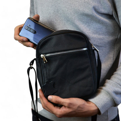Сумка через плече, Повсякденна сумка-месенджер, Чоловіча сумка для документів, Чоловіча шкіряна сумка