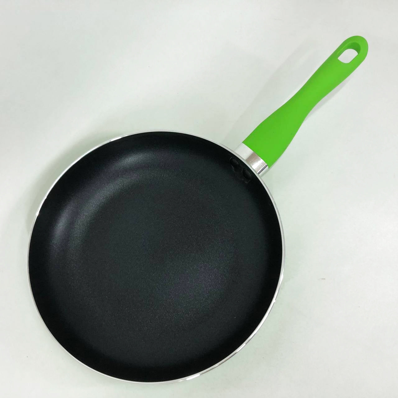 Сковорода антипригарная Con Brio 24 см СВ-2414, сковорода с толстым дном. Цвет: зеленый