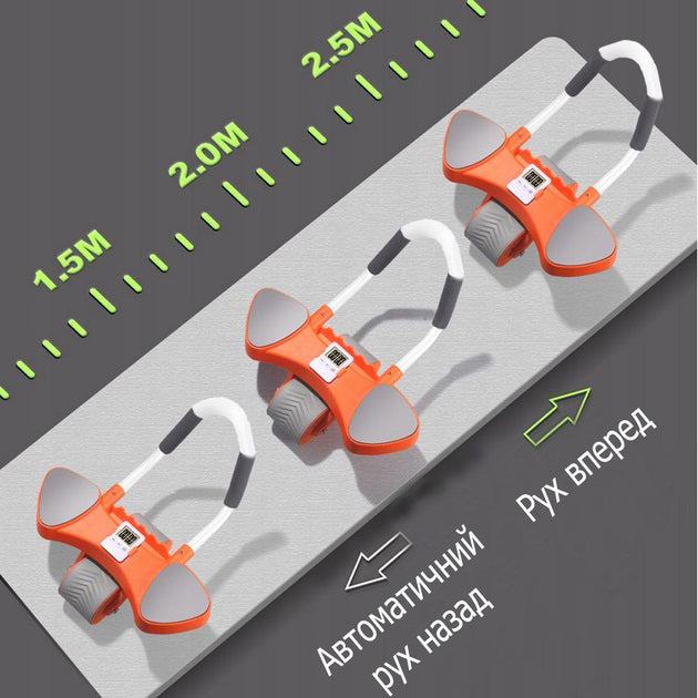 Автоматический тренажер для живота, колесико для живота с подушечкой для пуш-апа
