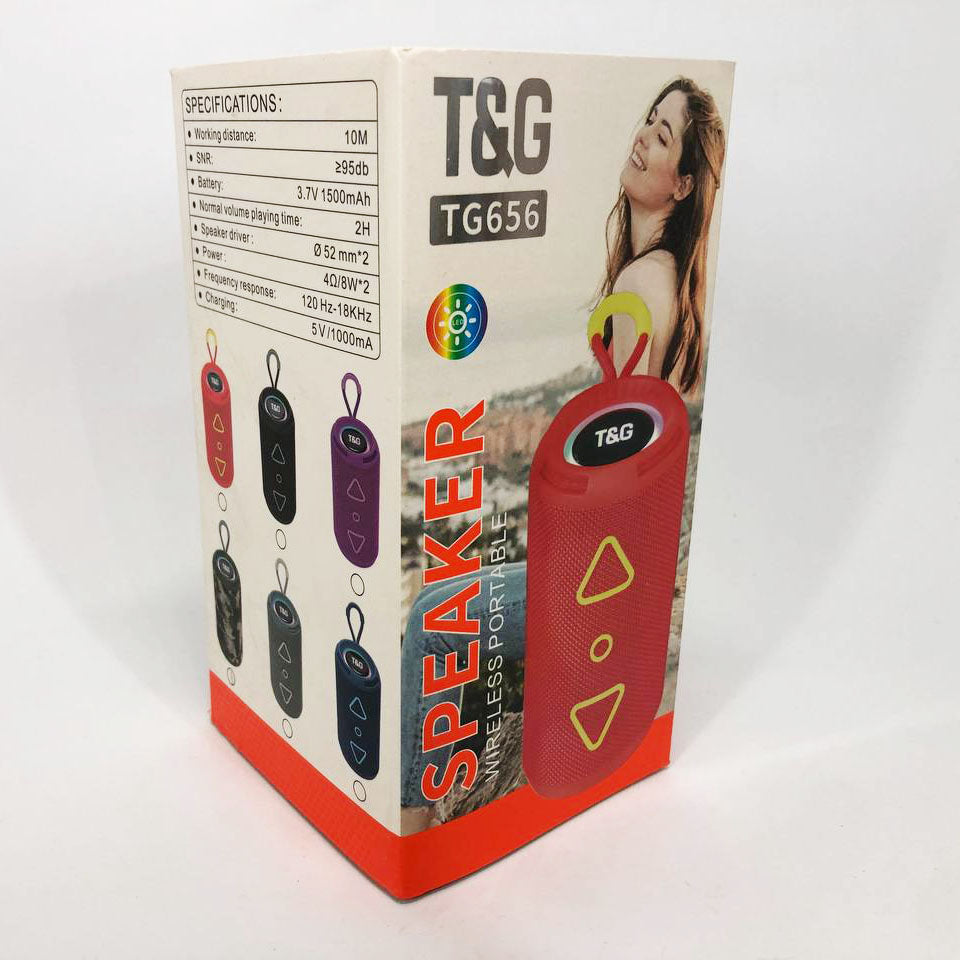 Bluetooth колонка портативная TG656 FM-радио, Громкая колонка для вечеринки. Цвет: камуфляж