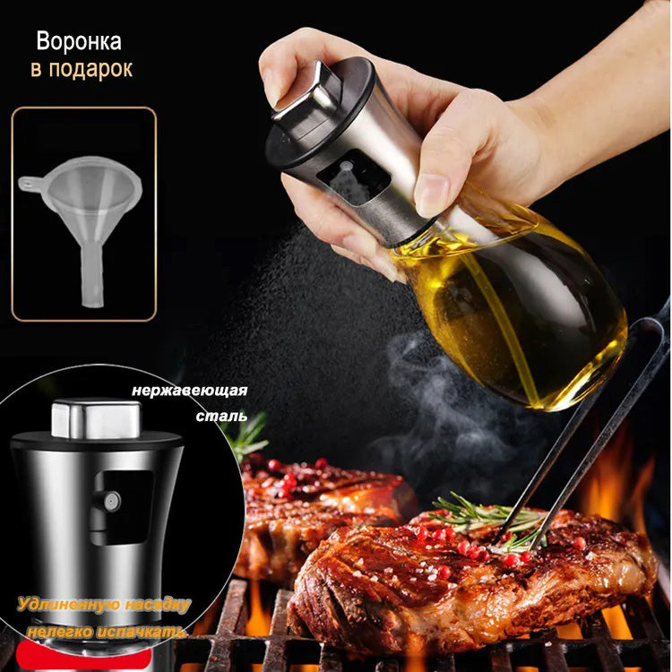 Бутылка уксусная Benson Big 200 мл, Брызгалка для масла, Распылитель емкость для масла Бутылочка спрей