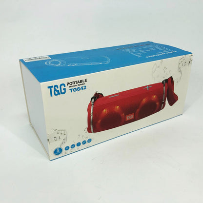 Портативная колонка TG642 с RGB подсветкой и ремешком, колонка для вечеринки. Цвет: камуфляж