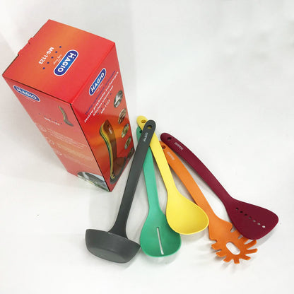 Набор кухонных принадлежностей Magio MG-1123 5 предметов, Силиконовый кухонный набор поварешек