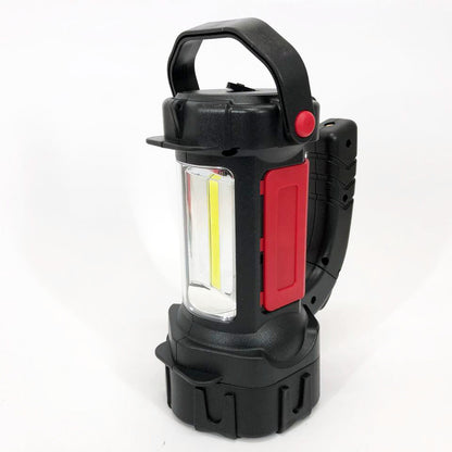 Ручний акумуляторний ліхтар T80C-5W+COB (white/red) із функцією Power Bank. Колір: червоний