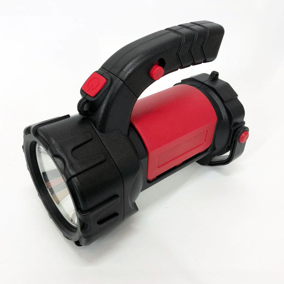 Ручний акумуляторний ліхтар T80C-5W+COB (white/red) із функцією Power Bank. Колір: червоний