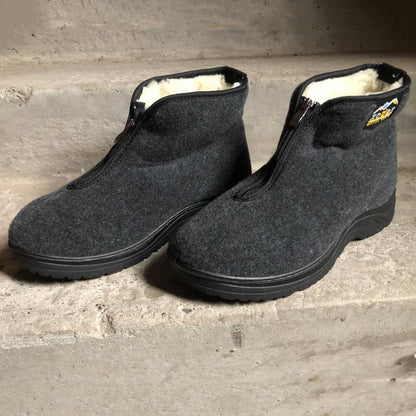 Черевики чоловічі на застібці 42 розмір, черевики чоловічі для роботи. Колір: сірий