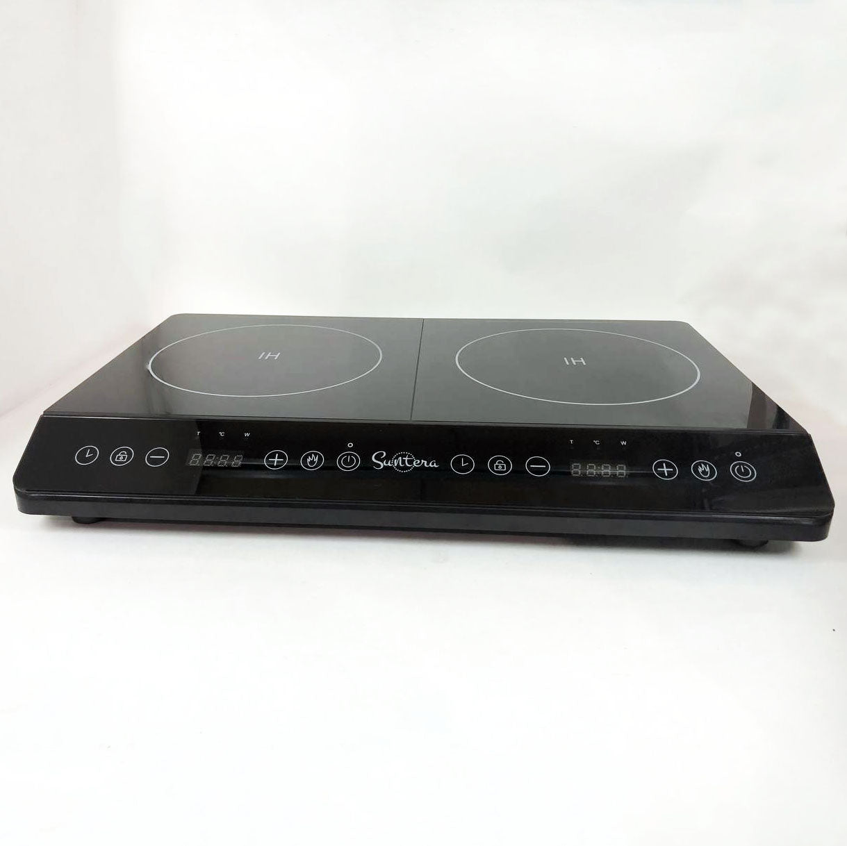 Электроплита большая индукционная инфракрасная Suntera ICD-1020 с LED дисплеем (2000 Вт)