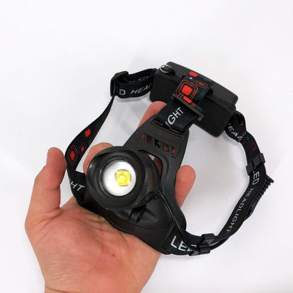 Налобный фонарь Bailong BL-T32-P50, мощный налобный светодиодный фонарик на голову, три режима