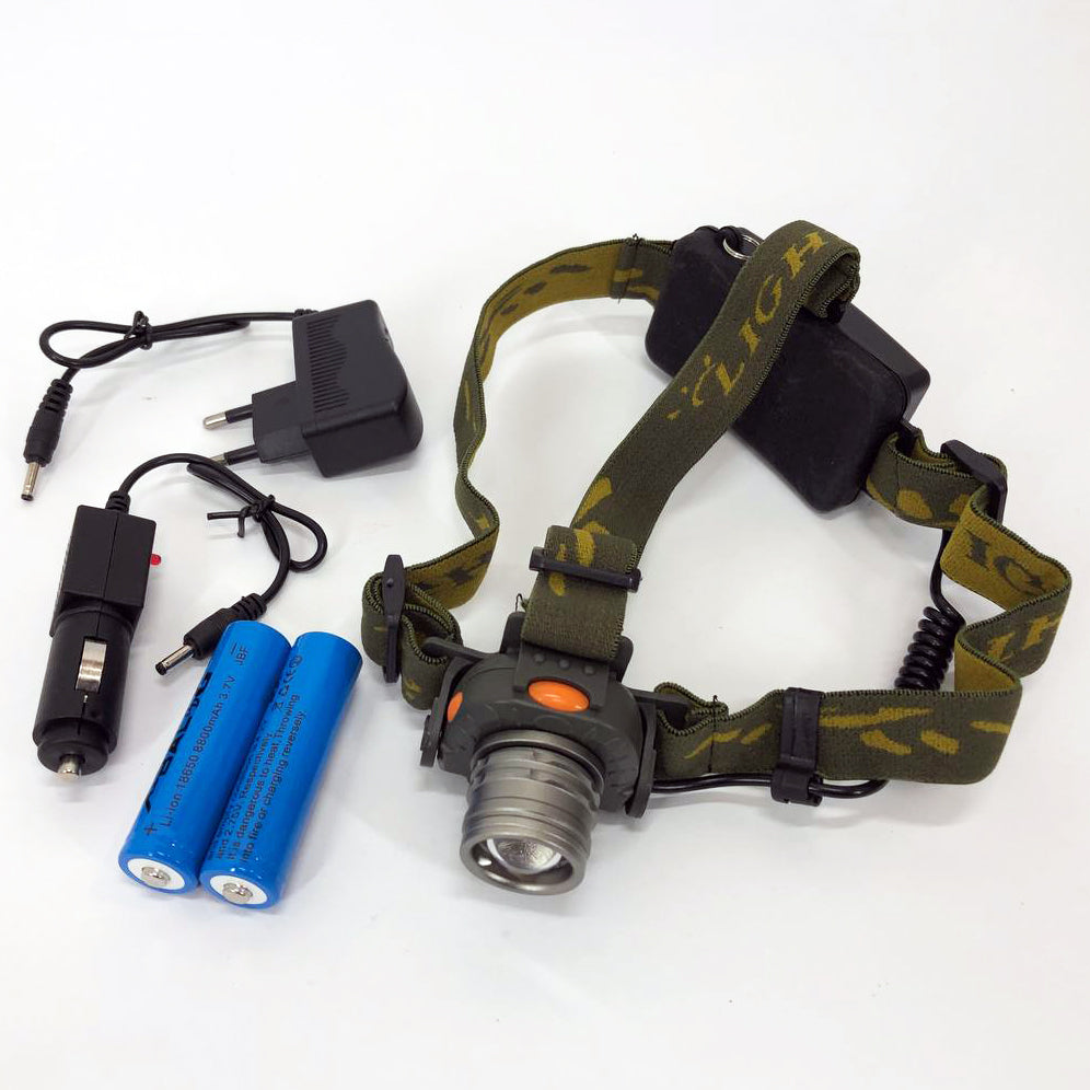 Налобный фонарь тактический Bailong BL-1505 \ 602B SENSOR с датчиком движения, Фонарик налобный led