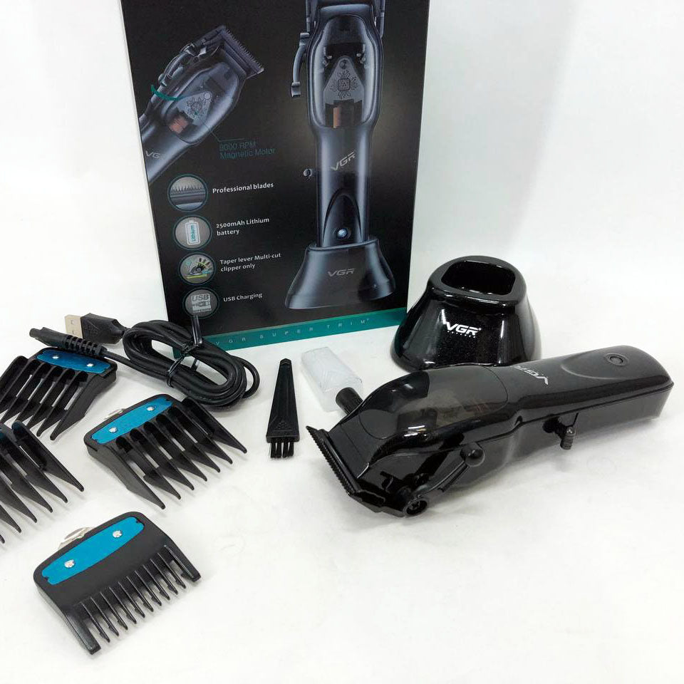 Машинка для стрижки волос VGR Hair Clipper V-653 Voyager, беспроводная электробритва, для дома