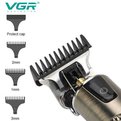 Машинка для стрижки волос VGR V-983, Беспроводная электробритва, Электромашинка для волос