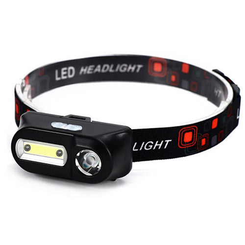 Фонарь налобный BL-1804A COB XPE с датчиком движения, Фонарь аккумуляторный для рыбалки