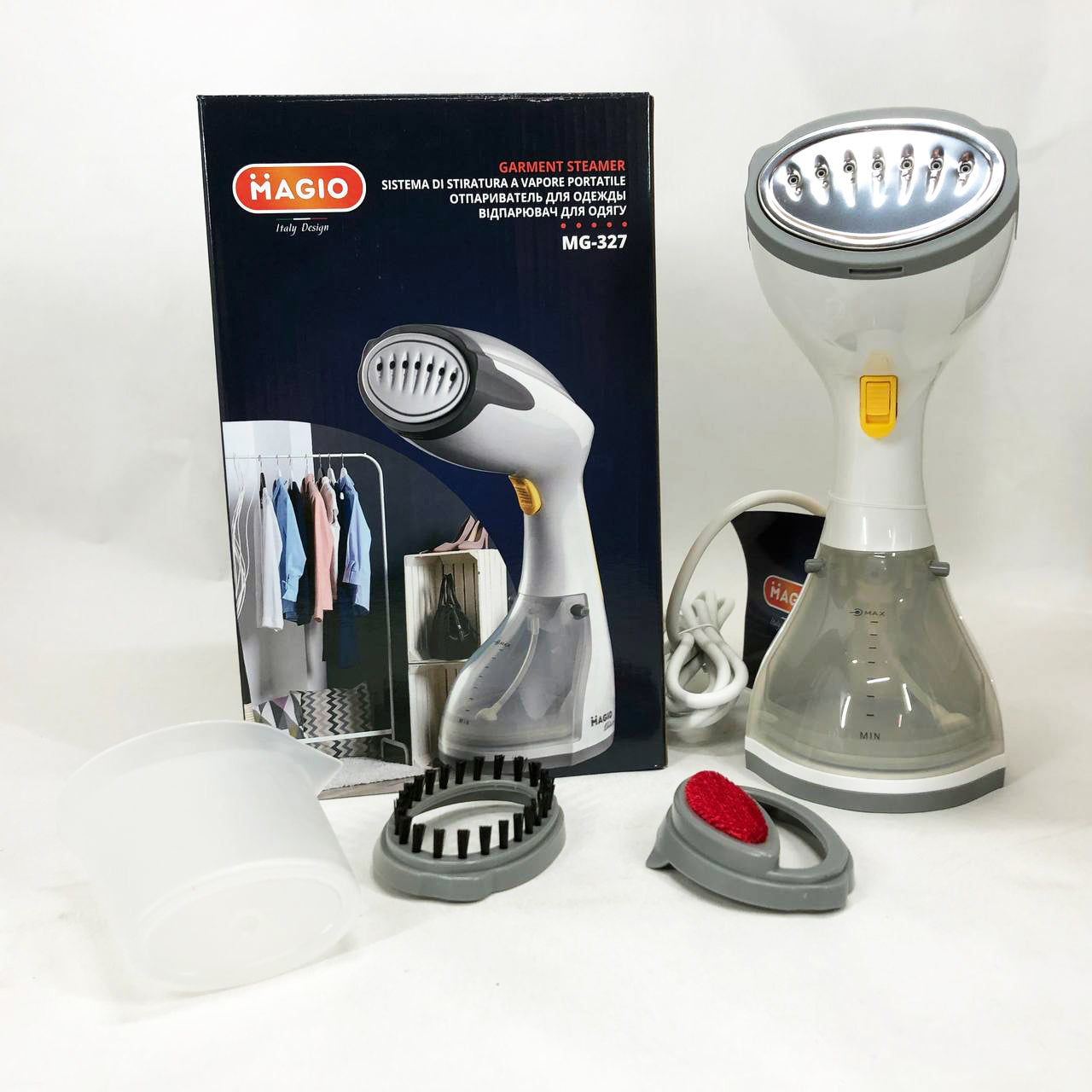 Отпариватель MAGIO MG-327, Компактный отпариватель, Универсальный отпариватель, Выпариватель для одежды