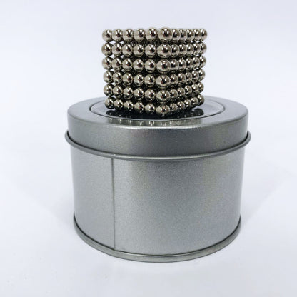 Магнитный конструктор Нео NeoCube Серебро, головоломка Neocube, развивающая игрушка магнит