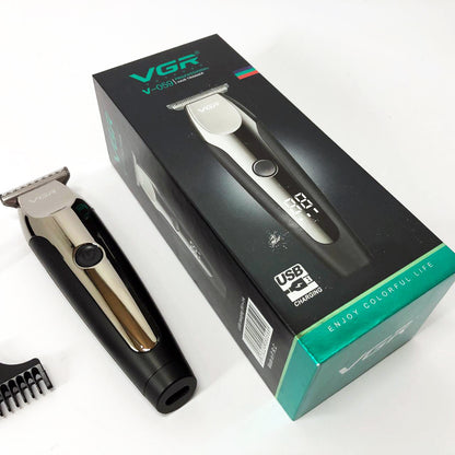Аккумуляторная машинка для стрижки VGR V-059, беспроводная электробритва, машинка для стрижки для дома