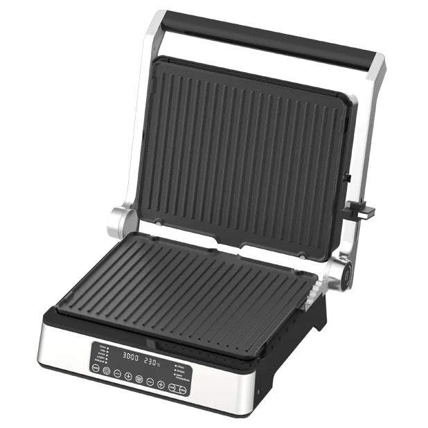 Гриль-барбекю электрический Magio MG-356, Настольный гриль для гамбургеров Прижимная электробутербродница