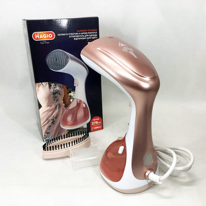 Отпариватель MAGIO MG-332, Бытовой ручной пароочиститель, Компактный отпариватель