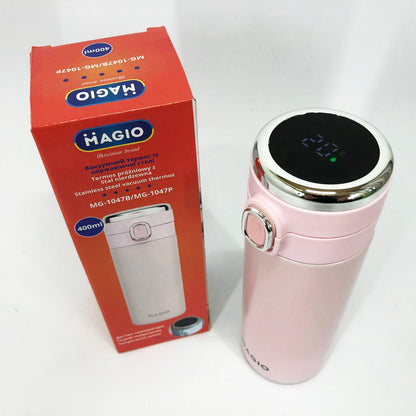 Термос SMART MAGIO MG-1047P вакуумный 400 мл, Термос с индикацией и датчиком температуры, Термос походный