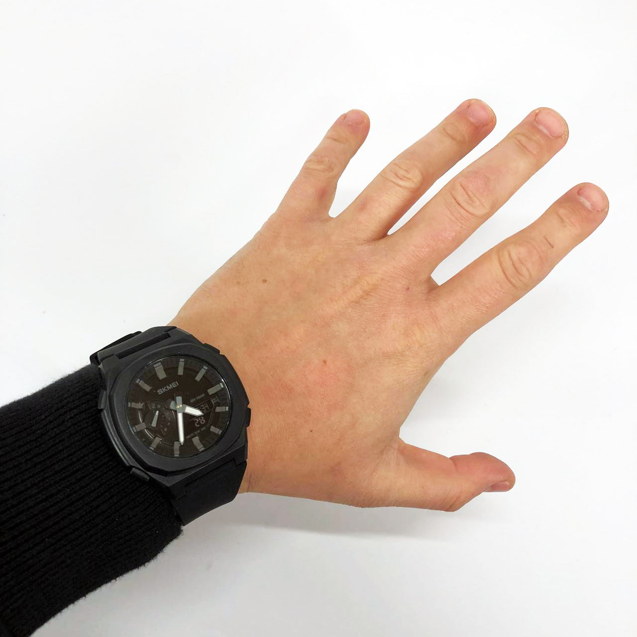 Часы наручные мужские SKMEI 2091BKGYBK, мужские часы стильные часы на руку, оригинальные мужские часы