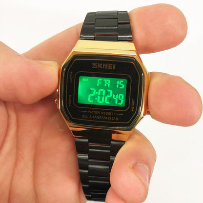 Часы наручные мужские SKMEI 1647GDBK, фирменные спортивные часы, оригинальные мужские часы