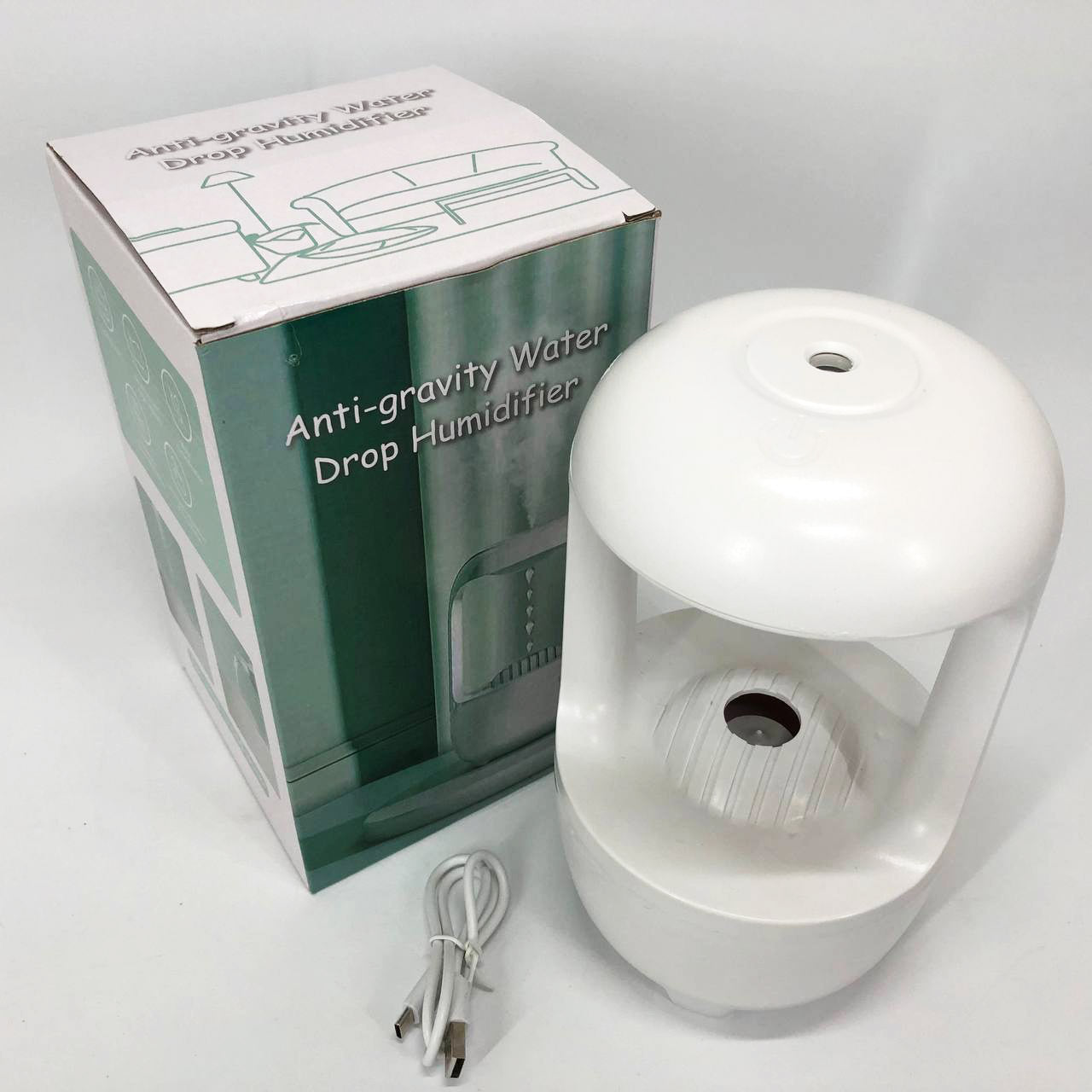 Увлажнитель воздуха ультразвуковой DROP HUMIDIFIER AND-199, левитирующий распылитель для спальни, дома, гостиницы