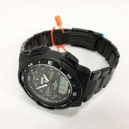 Часы наручные мужские SKMEI 1370BKWT, часы для военнослужащих, фирменные спортивные часы